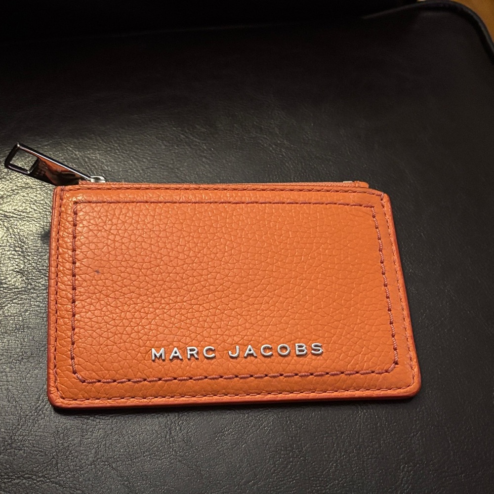 Marc Jacobs Vibrant Orange Card Holder